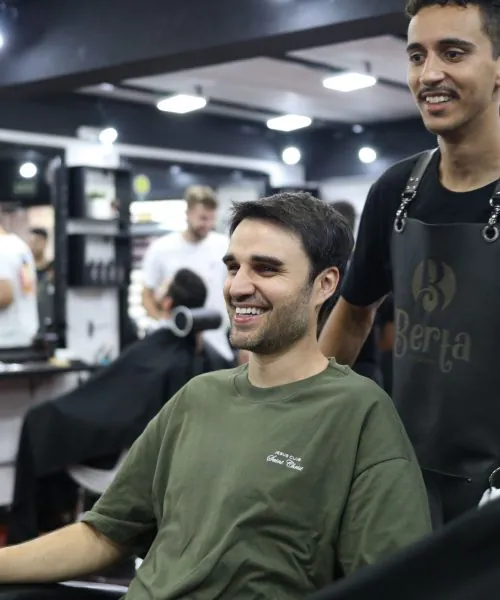 Atendimento com conversa