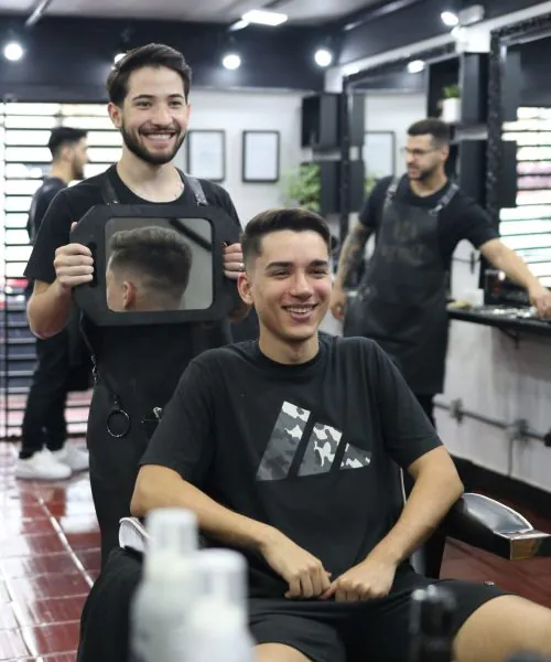 Ambiente da barbearia
